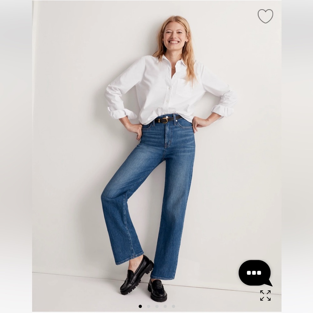 Madewell The Perfect Vintage Wide-Leg Jean size 28